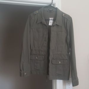 NWT Express Army Green Jacket Size Medium